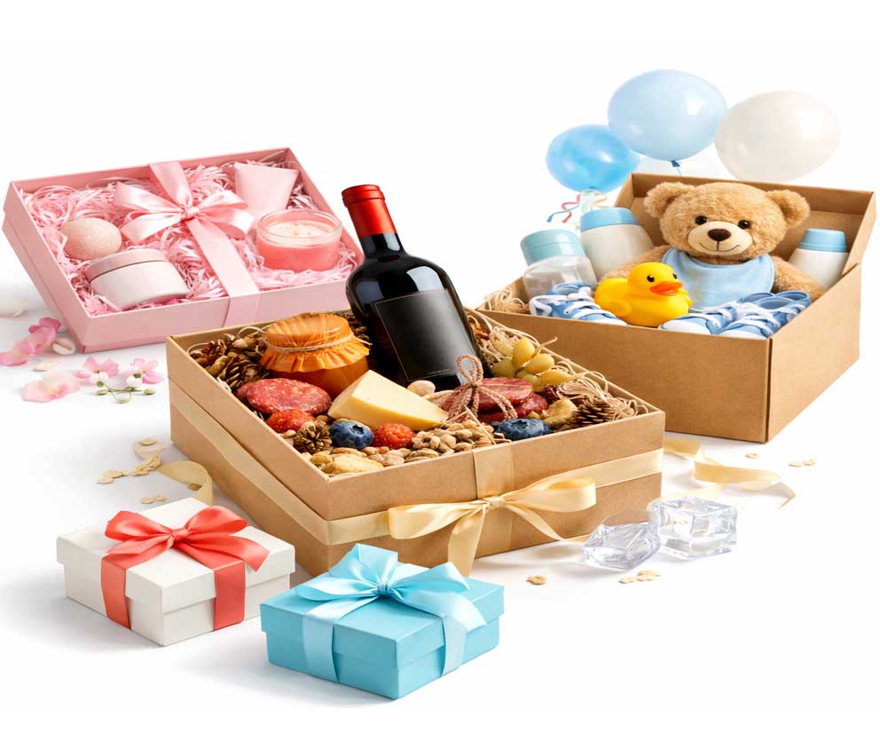 Geschenksets und Themenboxen