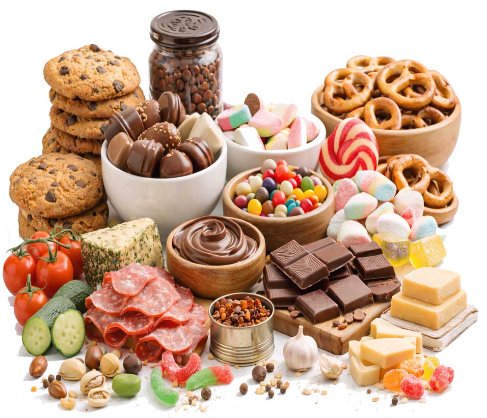 Süßwaren und Snacks