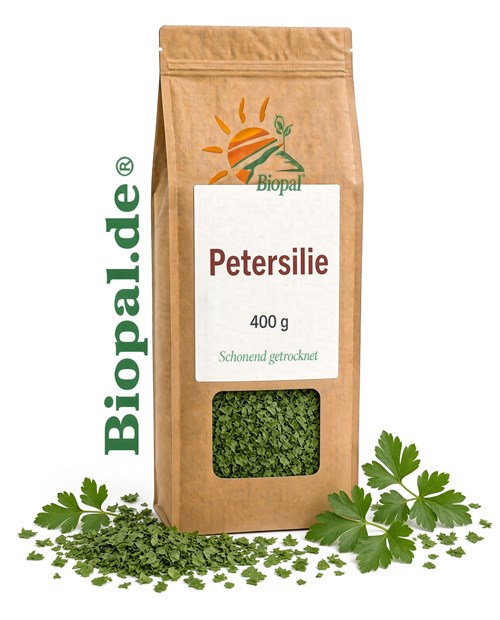Petersilie 400 g gerebelt getrocknet grün aromatisch Premium von Biopal®