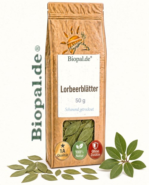 Lorbeerblätter 50 g Lorbeer ganz Spitzenqualität von Biopal®