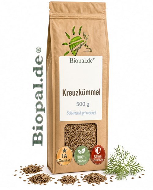 Kreuzkümmel ganz 500 g Cumin Cuminsamen Kumin Spitzenqualität von Biopal®