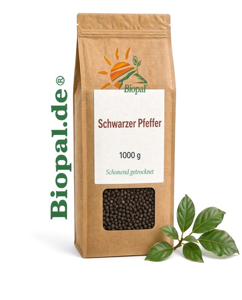 Pfeffer schwarz 1 kg ganz, nicht gemahlen